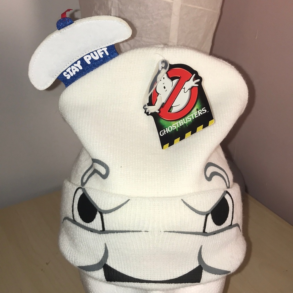 Ghostbusters Stay Puff Mesh Ski Cap NWTs Flip down